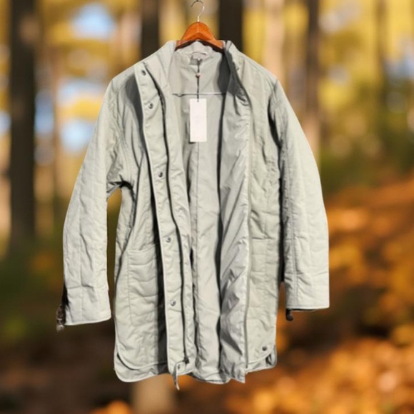 Calia quilted jacket (sage green) fully lined Medium NWT